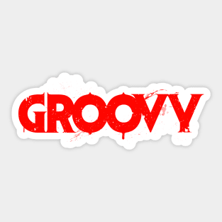 Groovy Sticker